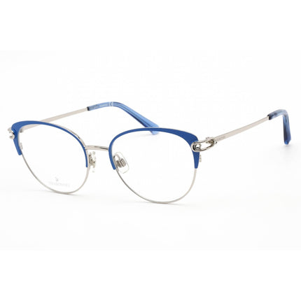 Swarovski Women's Eyeglasses - Blue Cat Eye Metal Full-Rim Frame | SK5397 086 ,