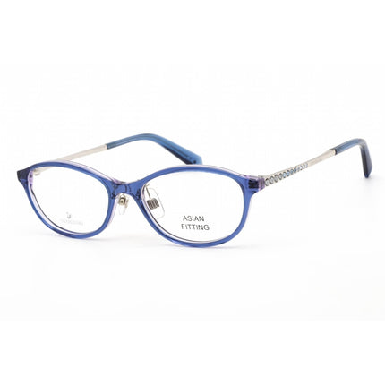 Swarovski Women's Eyeglasses - Blue/Other Oval Plastic Full-Rim Frame | SK5379-D 092 ,