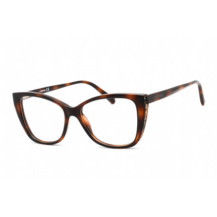 Swarovski Women's Eyeglasses - Butterfly Shape Dark Havana Plastic Frame | SK5290 052 ,
