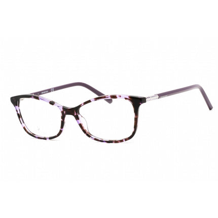 Swarovski Women's Eyeglasses - Cat Eye Shape Colored Havana Plastic Frame | SK5239 055 ,