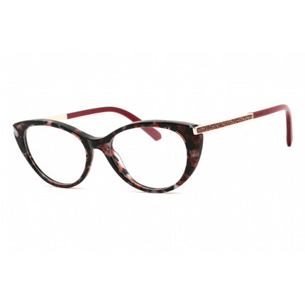 Swarovski Women's Eyeglasses - Cat Eye Shape Colored Havana Plastic Frame | SK5413 055 ,
