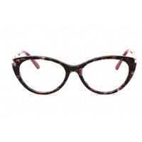 Swarovski Women's Eyeglasses - Cat Eye Shape Colored Havana Plastic Frame | SK5413 055 ,