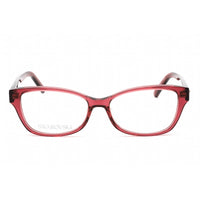 Swarovski Women's Eyeglasses - Cat Eye Shape Shiny Bordeaux Plastic Frame | SK5430 069 ,