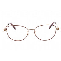 Swarovski Women's Eyeglasses - Cat Eye Shiny Rose Gold Metal Frame | SK5403-D 028 ,