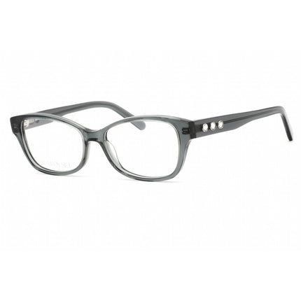 Swarovski Women's Eyeglasses - Clear Lens Cat Eye Grey Plastic Frame | SK5430 020 ,
