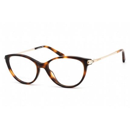 Swarovski Women's Eyeglasses - Dark Havana Cat Eye Full-Rim Frame | SK5349/V 052 ,