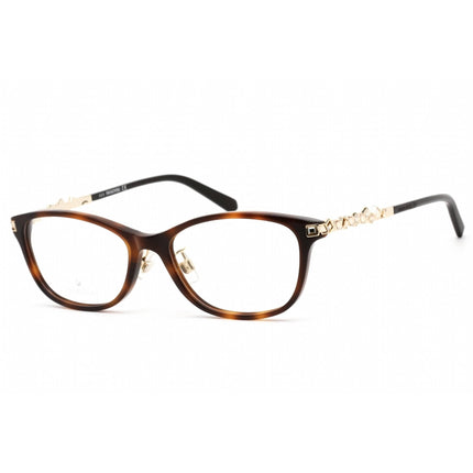 Swarovski Women's Eyeglasses - Dark Havana Cat Eye Full-Rim Frame | SK5356-D 052 ,