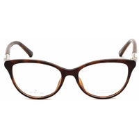Swarovski Women's Eyeglasses - Dark Havana Cat-Eye Full-Rim Plastic Frame | SK5311 052 ,