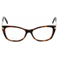 Swarovski Women's Eyeglasses - Dark Havana Cat-Eye Full-Rim Plastic Frame | SK5343 052 ,