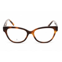 Swarovski Women's Eyeglasses - Dark Havana Cat Eye Plastic Frame, 55 mm | SK5392 052 ,