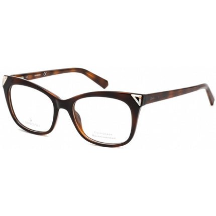 Swarovski Women's Eyeglasses - Dark Havana Cat Eye Plastic Full-Rim Frame | SK5292 052 ,