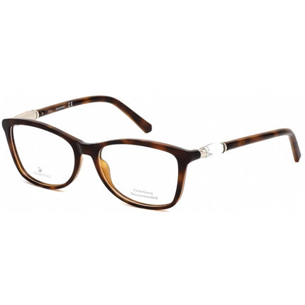 Swarovski Women's Eyeglasses - Dark Havana Cat Eye Plastic Full-Rim Frame | SK5336 052 ,