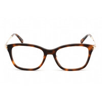 Swarovski Women's Eyeglasses - Dark Havana Cat Eye Plastic Full-Rim Frame | SK5350 052 ,