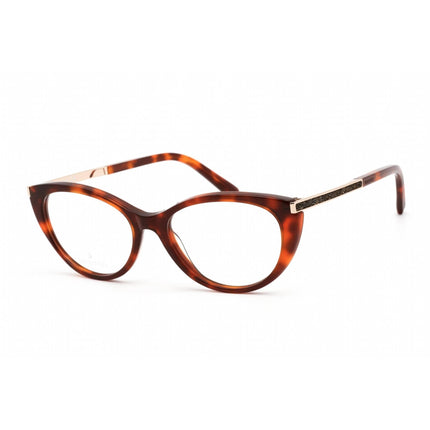 Swarovski Women's Eyeglasses - Dark Havana Cat Eye Plastic Full-Rim Frame | SK5413 052 ,