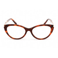 Swarovski Women's Eyeglasses - Dark Havana Cat Eye Plastic Full-Rim Frame | SK5413 052 ,