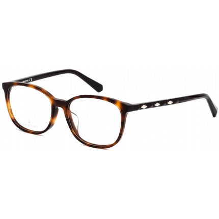 Swarovski Women's Eyeglasses - Dark Havana Rectangular Plastic Frame | SK5300-F 052 ,