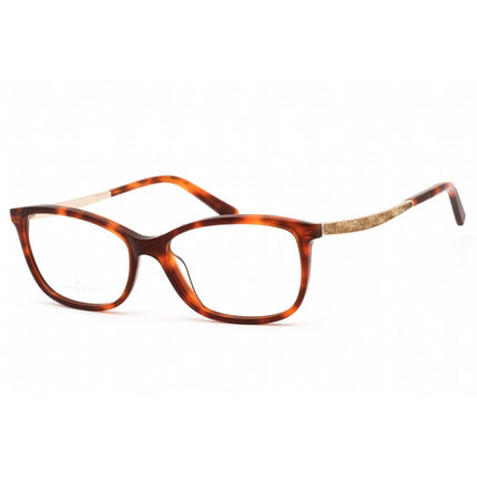 Swarovski Women's Eyeglasses - Dark Havana Rectangular Plastic Frame | SK5412 052 ,