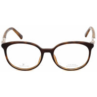 Swarovski Women's Eyeglasses - Dark Havana Round Full-Rim Plastic Frame | SK5310 052 ,