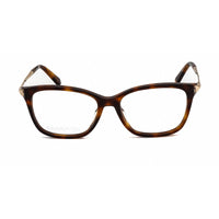 Swarovski Women's Eyeglasses - Full Rim Cat Eye Dark Havana Plastic Frame | SK5350 052 ,