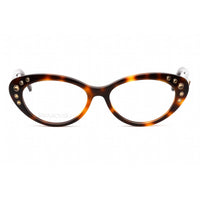Swarovski Women's Eyeglasses - Full Rim Cat Eye Dark Havana Plastic Frame | SK5429 052 ,