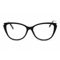 Swarovski Women's Eyeglasses - Full Rim Cat Eye Shiny Black Plastic Frame | SK5414 001 ,