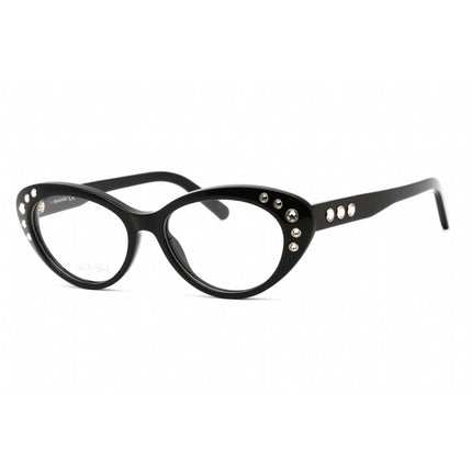 Swarovski Women's Eyeglasses - Full Rim Cat Eye Shiny Black Plastic Frame | SK5429 001 ,