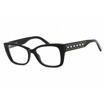 Swarovski Women's Eyeglasses - Full Rim Cat Eye Shiny Black Plastic Frame | SK5452 001 ,