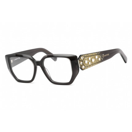 Swarovski Women's Eyeglasses - Full Rim Cat Eye Shiny Black Plastic Frame | SK5467 001 ,