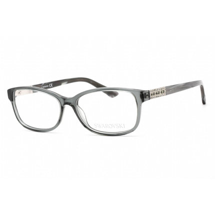 Swarovski Women's Eyeglasses - Full Rim Rectangular Grey Plastic Frame | SK5155 020 ,