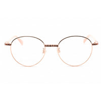 Swarovski Women's Eyeglasses - Full Rim Round Rose Gold Metal Frame | SK5424-H 033 ,