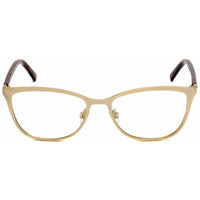 Swarovski Women's Eyeglasses - Gold Tone Cat-Eye Full-Rim Metal Frame | SK5232 033 ,