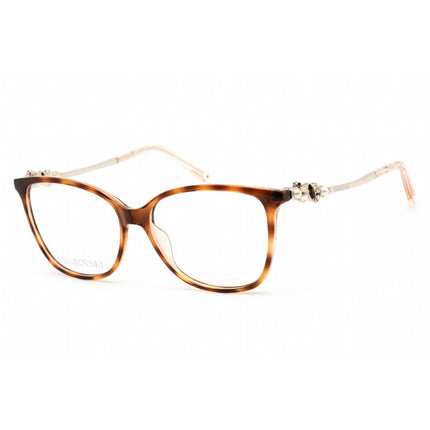 Swarovski Women's Eyeglasses - Havana Cat Eye Plastic Full-Rim, 55 mm | SK5367 056 ,