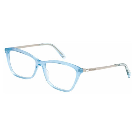 Swarovski Women's Eyeglasses - Light Blue Square Full-Rim Plastic Frame | SK5314 086 ,