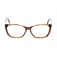 Swarovski Women's Eyeglasses - Light Brown/Other Butterfly Plastic Frame | SK5383 047 ,