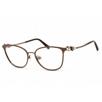 Swarovski Women's Eyeglasses - Matte Dark Brown Cat Eye Full-Rim Frame | SK5368 049 ,