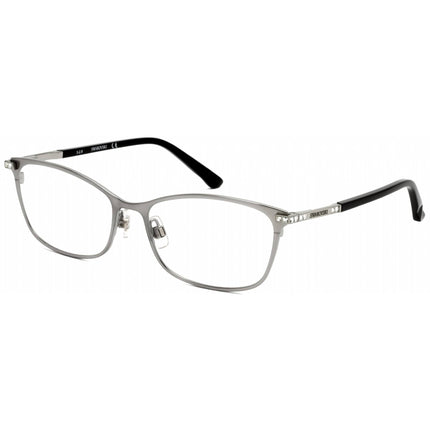 Swarovski Women's Eyeglasses - Matte Light Ruthenium Rectangular Frame | SK5187 015 ,