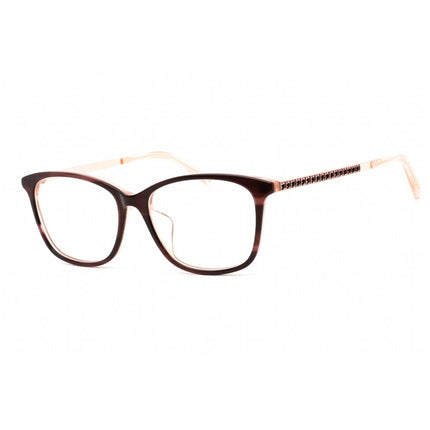 Swarovski Women's Eyeglasses - Rectangular Bordeaux/Rose Gold Frame | SK5308-F 071 ,