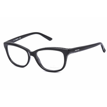 Swarovski Women's Eyeglasses - Shiny Black Cat-Eye Full-Rim Plastic Frame | SK5100 001 ,