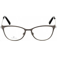 Swarovski Women's Eyeglasses - Shiny Black Cat Eye Metal Full-Rim Frame | SK5246 001 ,