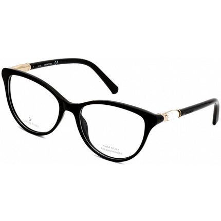 Swarovski Women's Eyeglasses - Shiny Black Cat Eye Plastic Full-Rim Frame | SK5311 001 ,