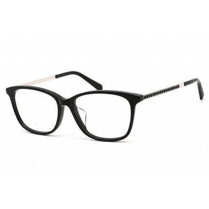 Swarovski Women's Eyeglasses - Shiny Black Rectangular Plastic Frame | SK5308-F 001 ,