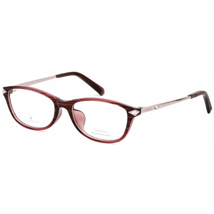 Swarovski Women's Eyeglasses - Shiny Bordeaux Cat Eye Plastic Frame | SK5293-D 069 ,