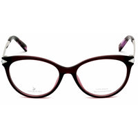 Swarovski Women's Eyeglasses - Shiny Bordeaux Frame Clear Demo Lens | SK5312 069 ,