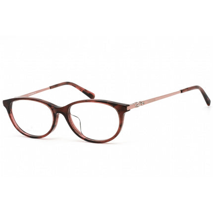 Swarovski Women's Eyeglasses - Shiny Bordeaux Oval Full-Rim Frame | SK5294-D 069 ,