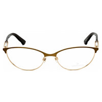 Swarovski Women's Eyeglasses - Shiny Dark Bronze Oval Full-Rim Frame | SK5139 036 ,