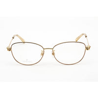 Swarovski Women's Eyeglasses - Shiny Deep Gold Cat Eye Metal Frame | SK5403-D 030 ,