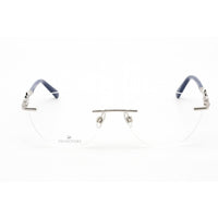 Swarovski Women's Eyeglasses - Shiny Palladium Cat Eye Rimless Frame | SK5346 016 ,