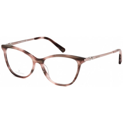 Swarovski Women's Eyeglasses - Shiny Pink Cat Eye Full-Rim Frame | SK5249-H 072 ,