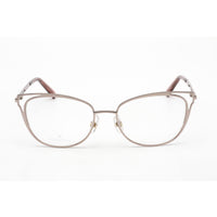 Swarovski Women's Eyeglasses - Shiny Pink Cat Eye Metal Full-Rim Frame | SK5260 072 ,