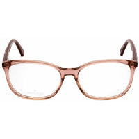 Swarovski Women's Eyeglasses - Shiny Pink Oval Frame Clear Demo Lens | SK5300 072 ,